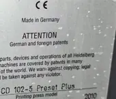 Heidelberg CD102-5